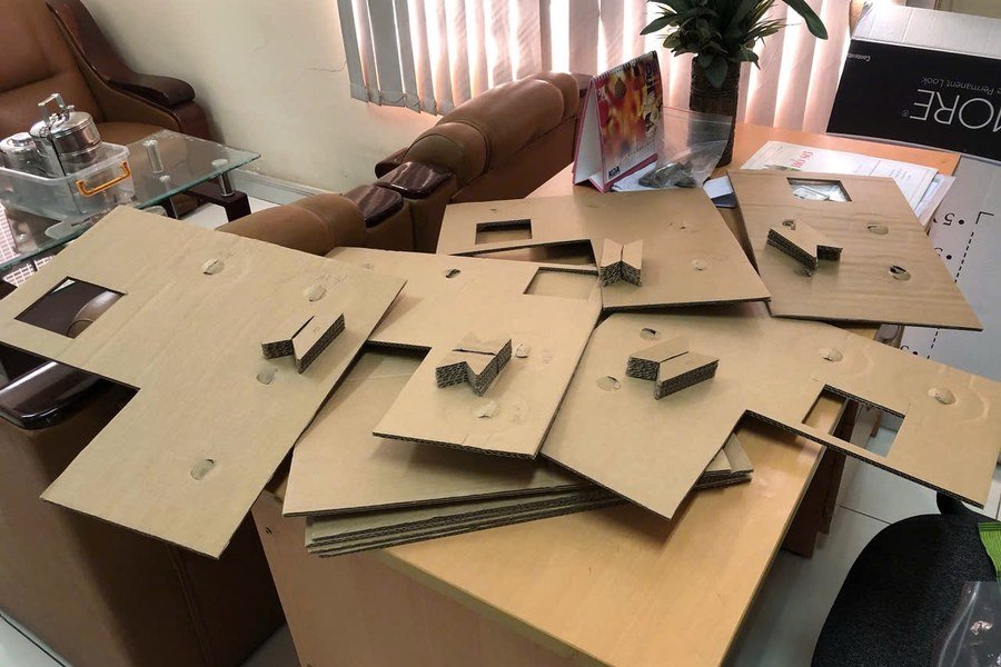 Mẫu bao bì carton theo yêu cầu